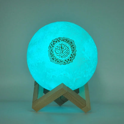 Quran Speakers Bluetooth Wireless Muslim Night Light Quran speakers 3D Moon With APP Control Quran Speaekr Koran Touch Lamp