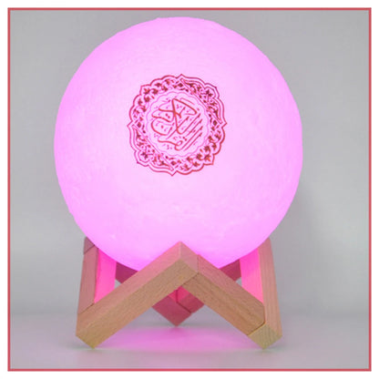 Quran Speakers Bluetooth Wireless Muslim Night Light Quran speakers 3D Moon With APP Control Quran Speaekr Koran Touch Lamp